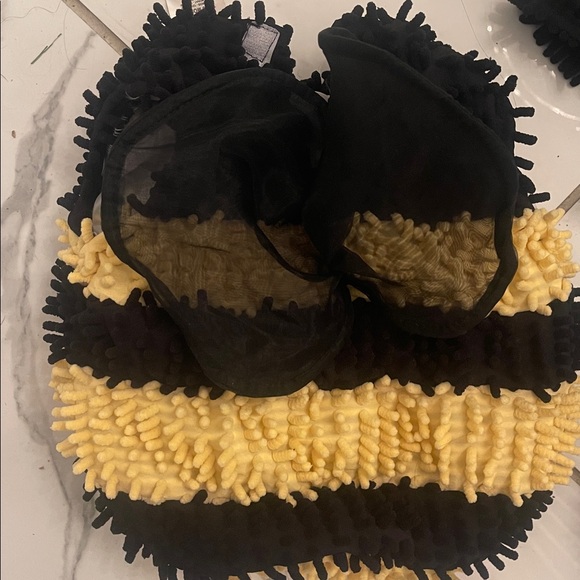 Rubie's Black and Yellow Bumblebee baby Costume and beekeeping suits - Picture 6 of 9